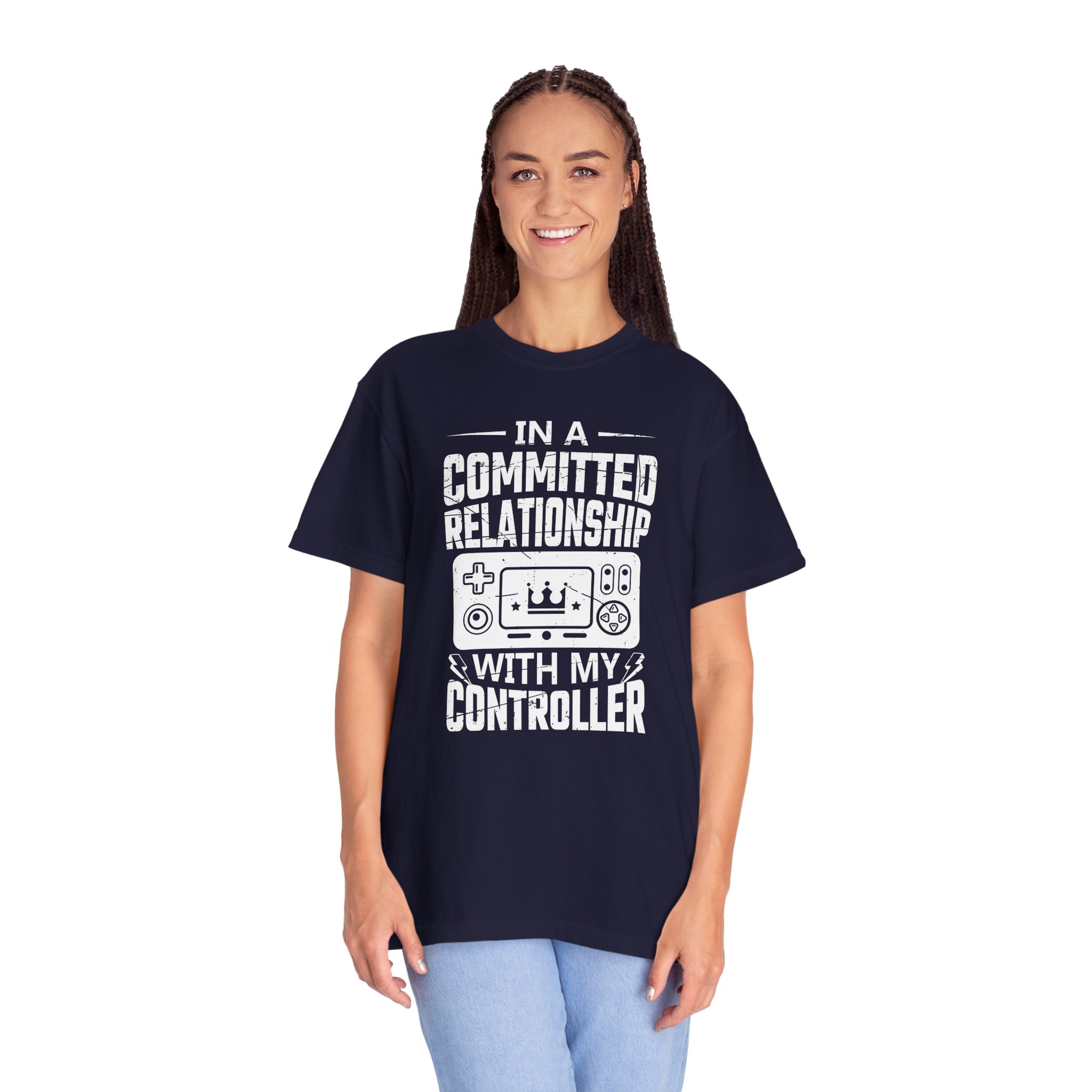Committed to My Controller T-Shirt – Funny Gamer Graphic Tee for Video Game Lovers & Gaming Enthusiasts. - Image 27