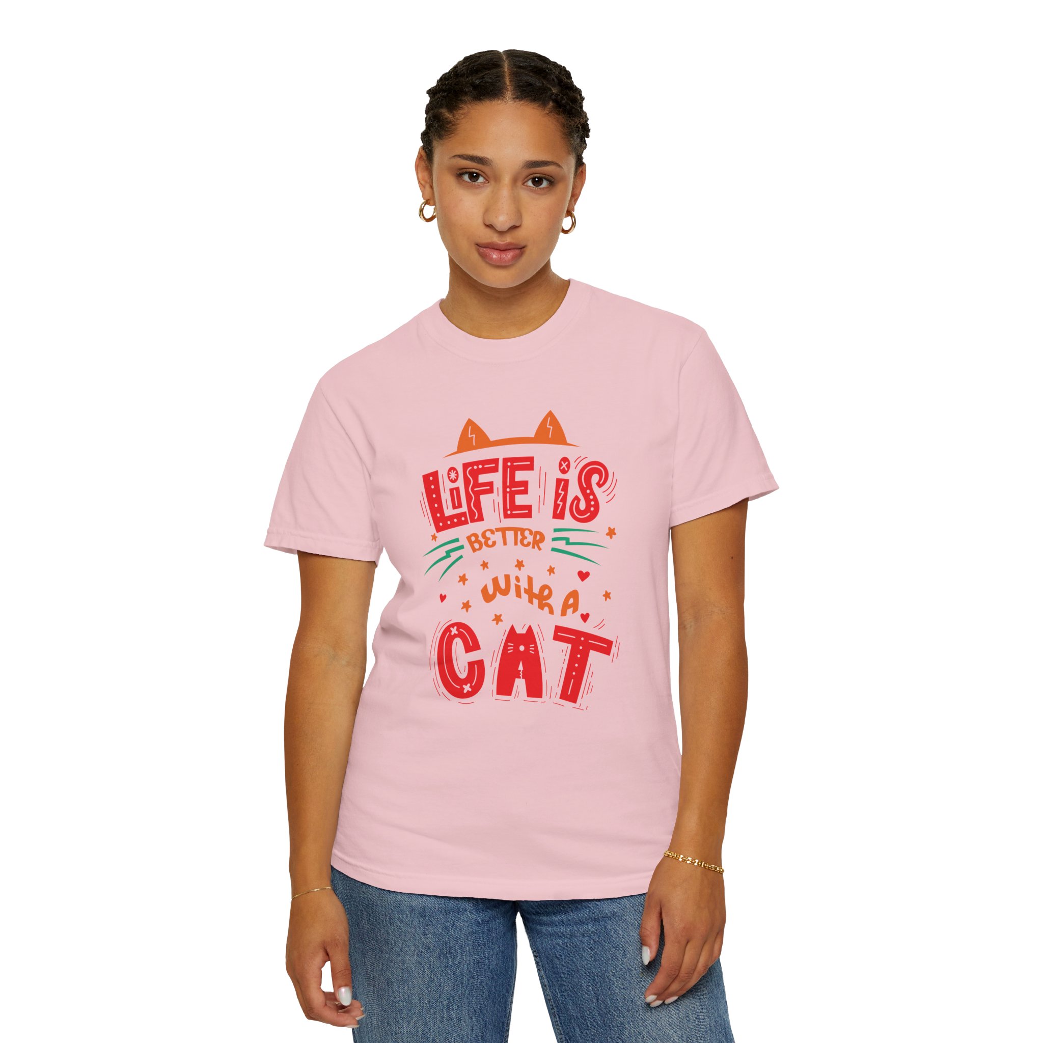 b2 - 5.15 - Life Is Better With a Cat T-Shirt – Cute Cat Lover Graphic Tee for Cozy Vibes & Everyday Happiness. - Image 52