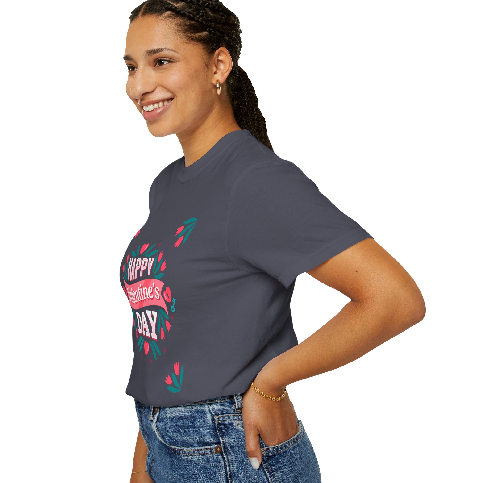 Unisex Valentine’s Day T-shirt, Cute Floral Graphic Tee, Gift for Him or Her, Casual Wear, Trendy Love Shirt. - Image 37