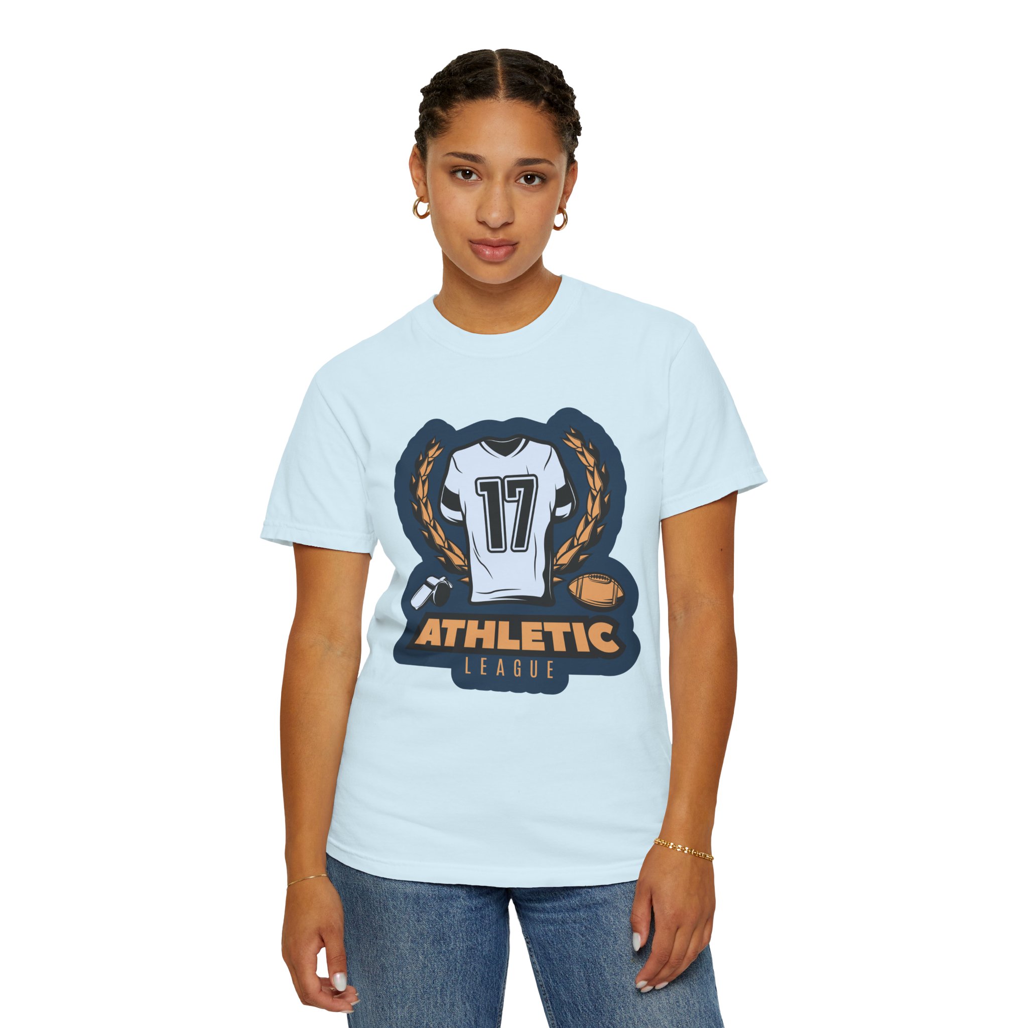 Athletic League T-Shirt, Sports Fan Apparel, Unisex Graphic Tee, Gamer Gift, Team Pride Wear, Casual Everyday Style. - Image 4