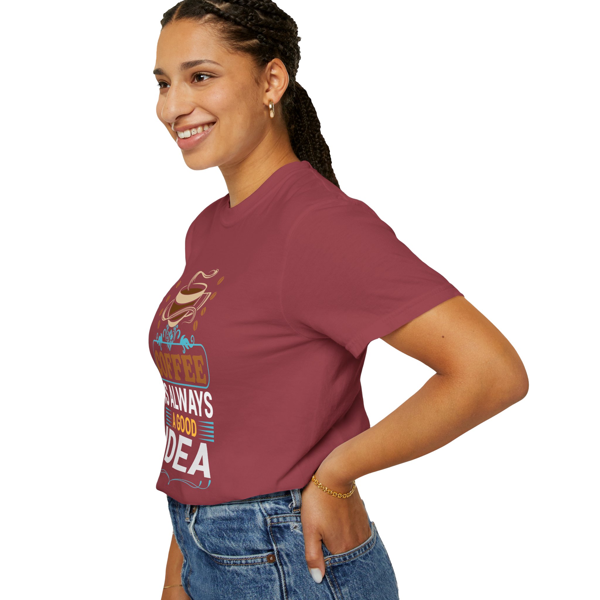 b2 - 1.15 - Coffee Is Always a Good Idea T-Shirt – Positive Coffee Lover Graphic Tee for Good Vibes & Daily Motivation. - Image 45