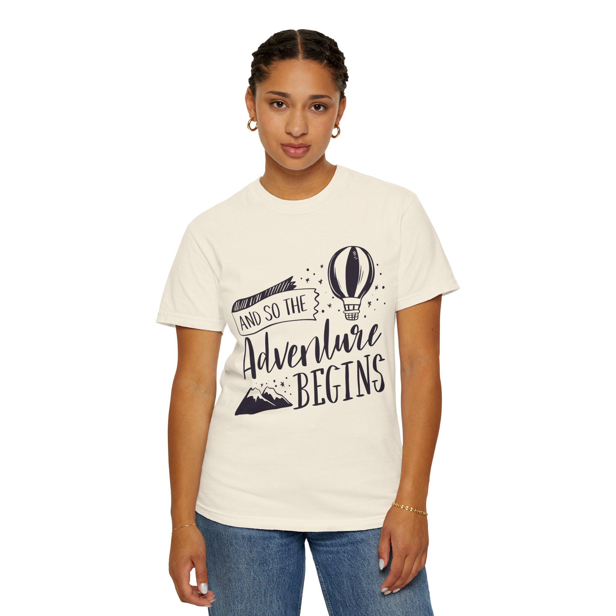 C - 14.1b - Adventure Begins Unisex T-Shirt, Travel Tee, Gift for Wanderlust, Adventure Apparel, Casual Wear, Explorer Top. - Image 12