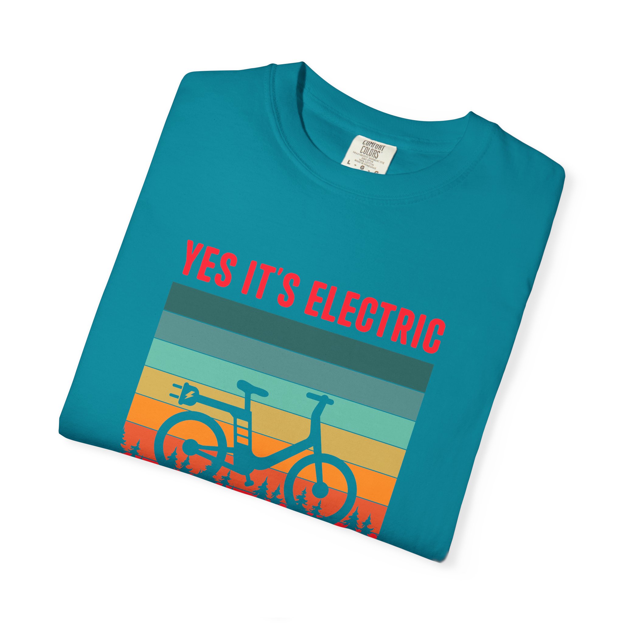 Electric Bike Humor T-Shirt - Perfect Gift for Cyclists, Casual Outfit, Sports Event, Cycling Enthusiasts. - Image 23