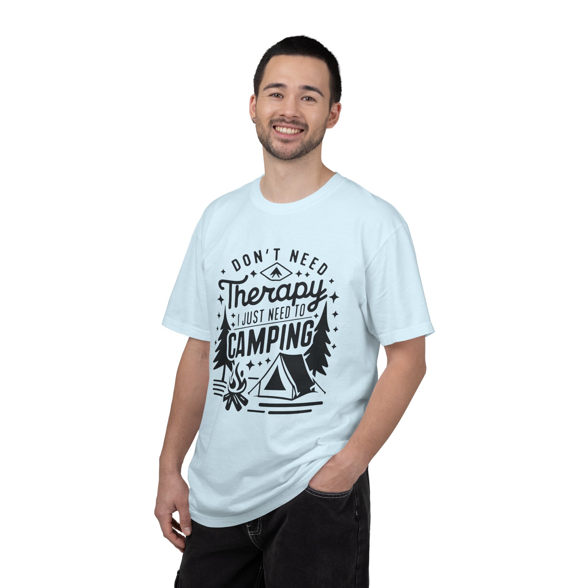Camping Therapy T-Shirt | Unisex Garment-Dyed Tee for Outdoor Lovers, Perfect Gift for Campers, Nature Lovers, and Adventure Seekers. - Image 42
