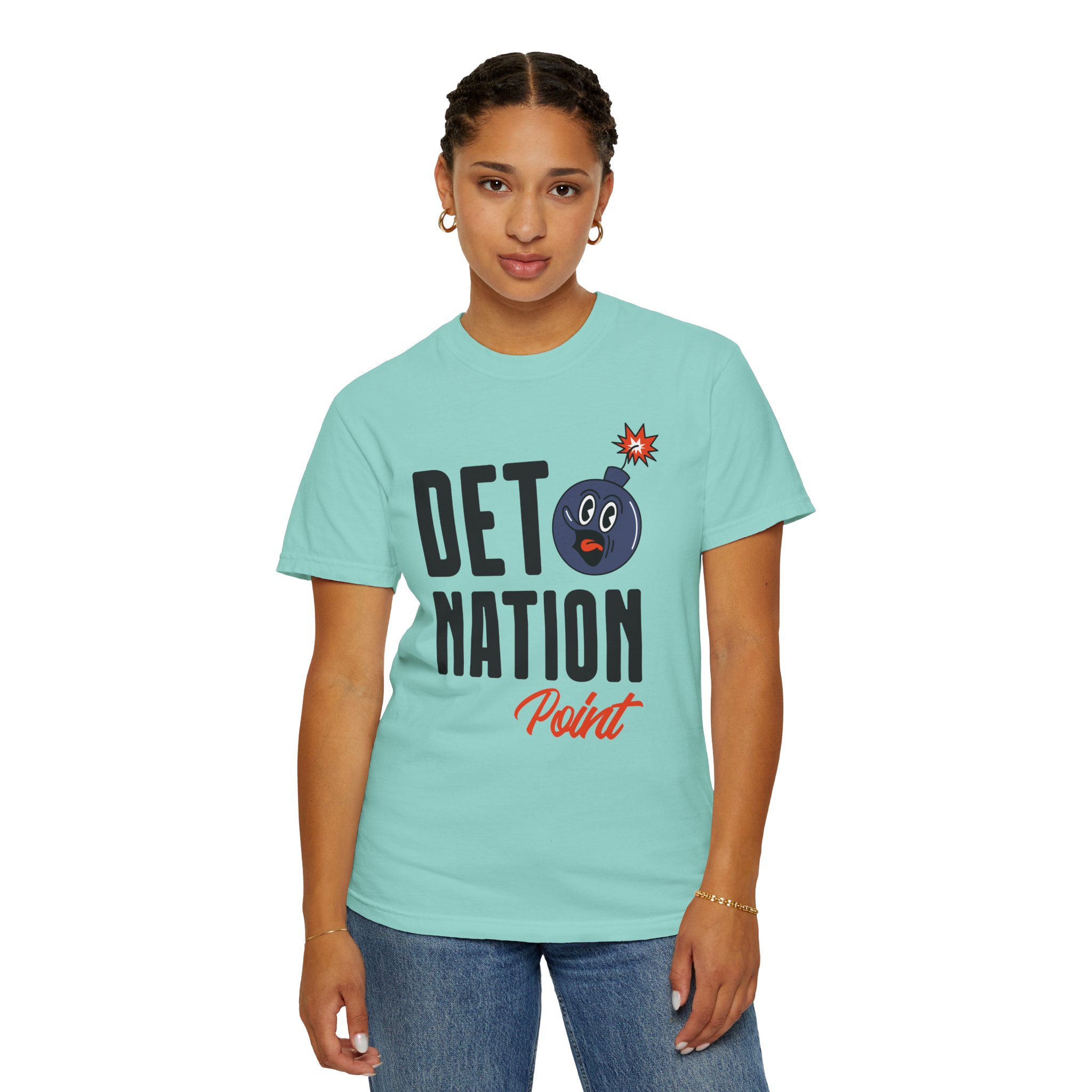 Detroit Nation Point T-Shirt – Bold Sports Fan Graphic Tee for Detroit Fans & Streetwear Style. - Image 28