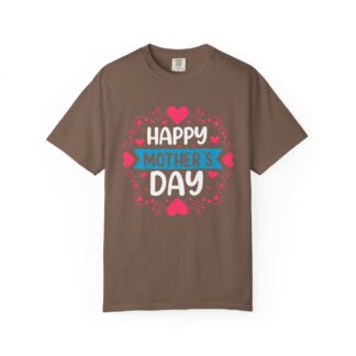 “Happy Mother’s Day” Heart Design T-Shirt – Cute Love Graphic Tee for Moms, Perfect Gift Giving & Celebration Wear. - Image 9