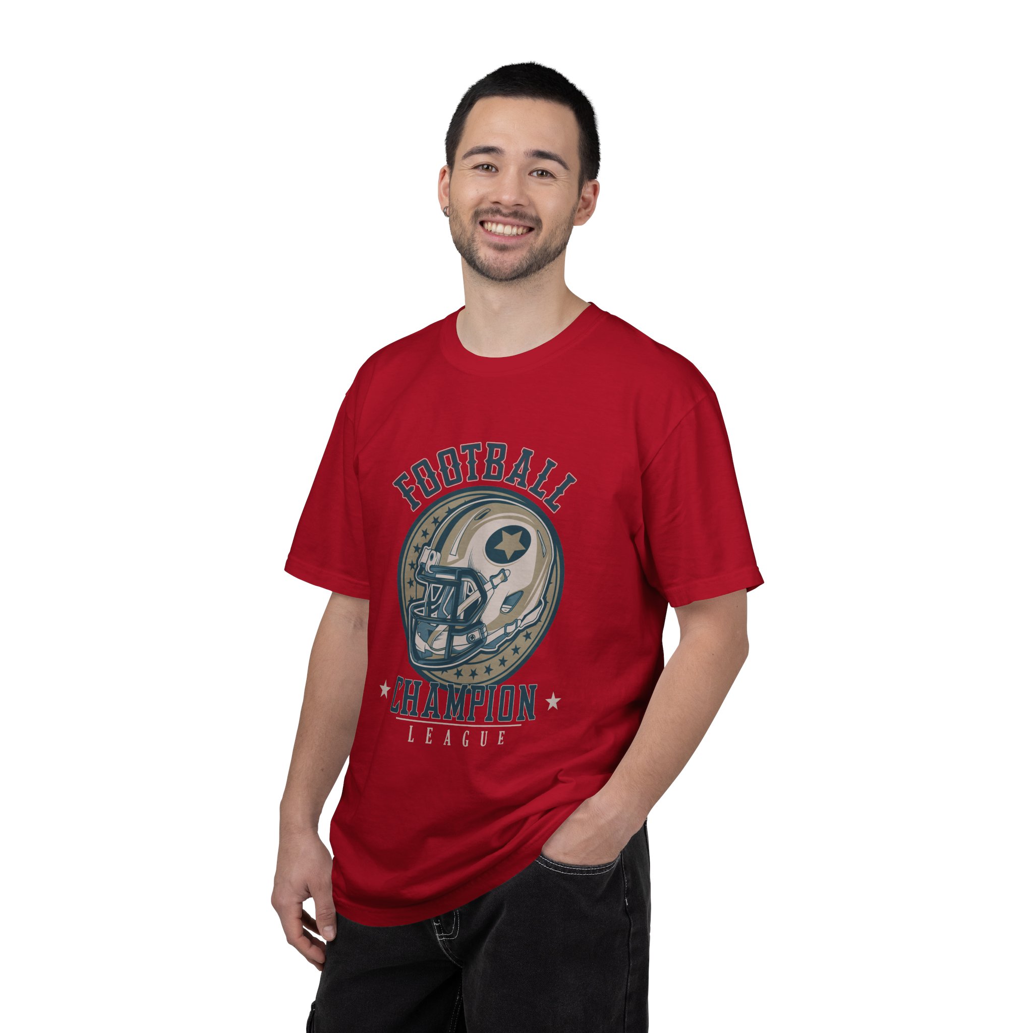 Football Champion T-Shirt, Unisex Garment-Dyed Tee for Sports Fans, Vintage Sports Apparel, Gift for Football Lovers, Casual Wear. - Image 50