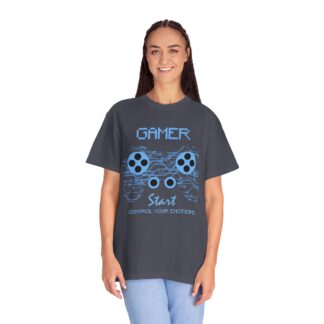 Funny Gaming T shirts for Gamers - Control Your Emotions Gamer Unisex Tee - Image 35
