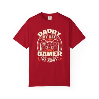 Gamer dad t-shirt - Fun Tee for Dads - Daddy by Day Gamer by Night T-Shirt - Image 49