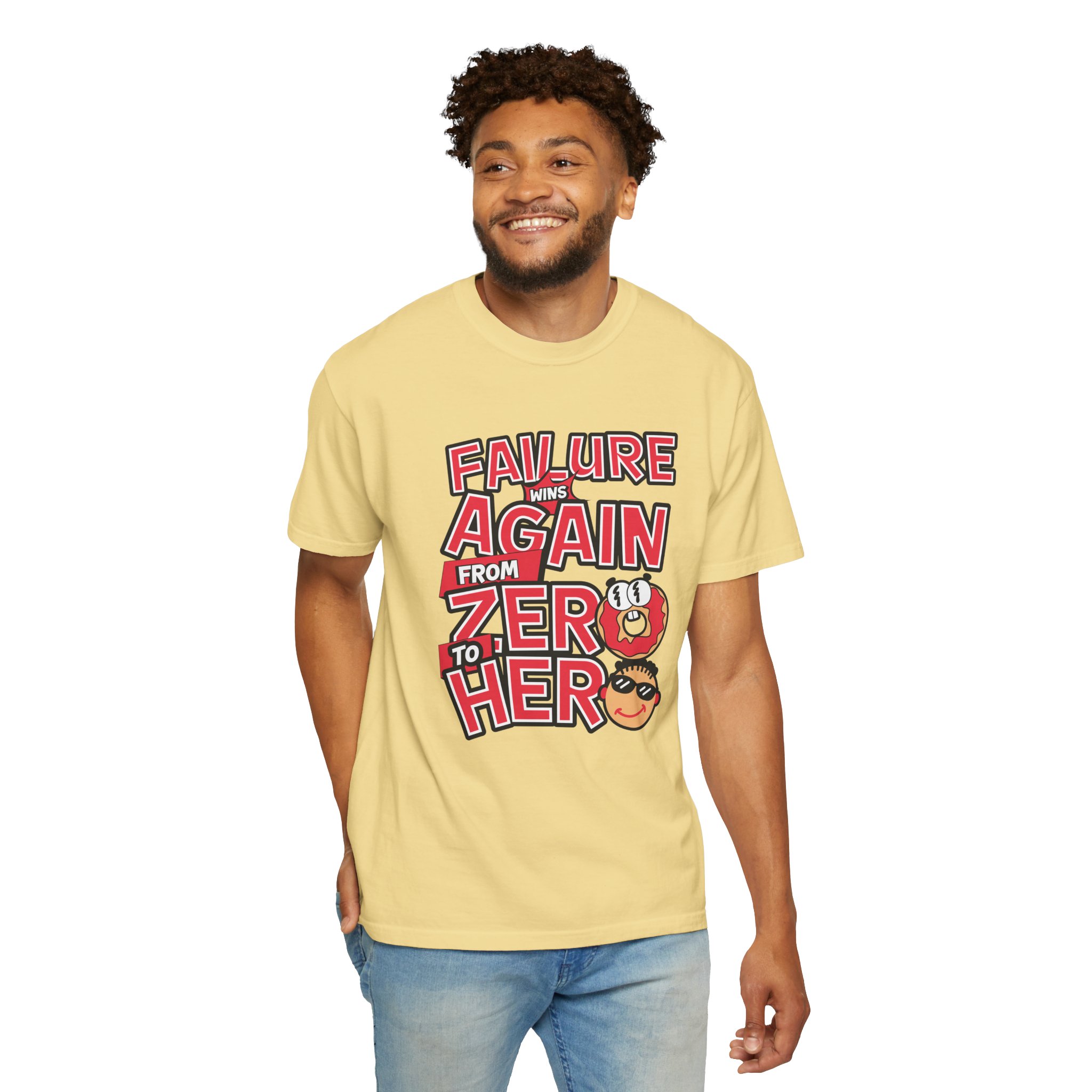 b2 - 2.3 - From Failure Again to Hero T-Shirt – Motivational Graphic Tee for Growth, Resilience & Success Mindset. - Image 22