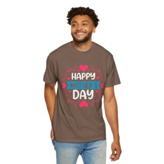 “Happy Mother’s Day” Heart Design T-Shirt – Cute Love Graphic Tee for Moms, Perfect Gift Giving & Celebration Wear. - Image 14