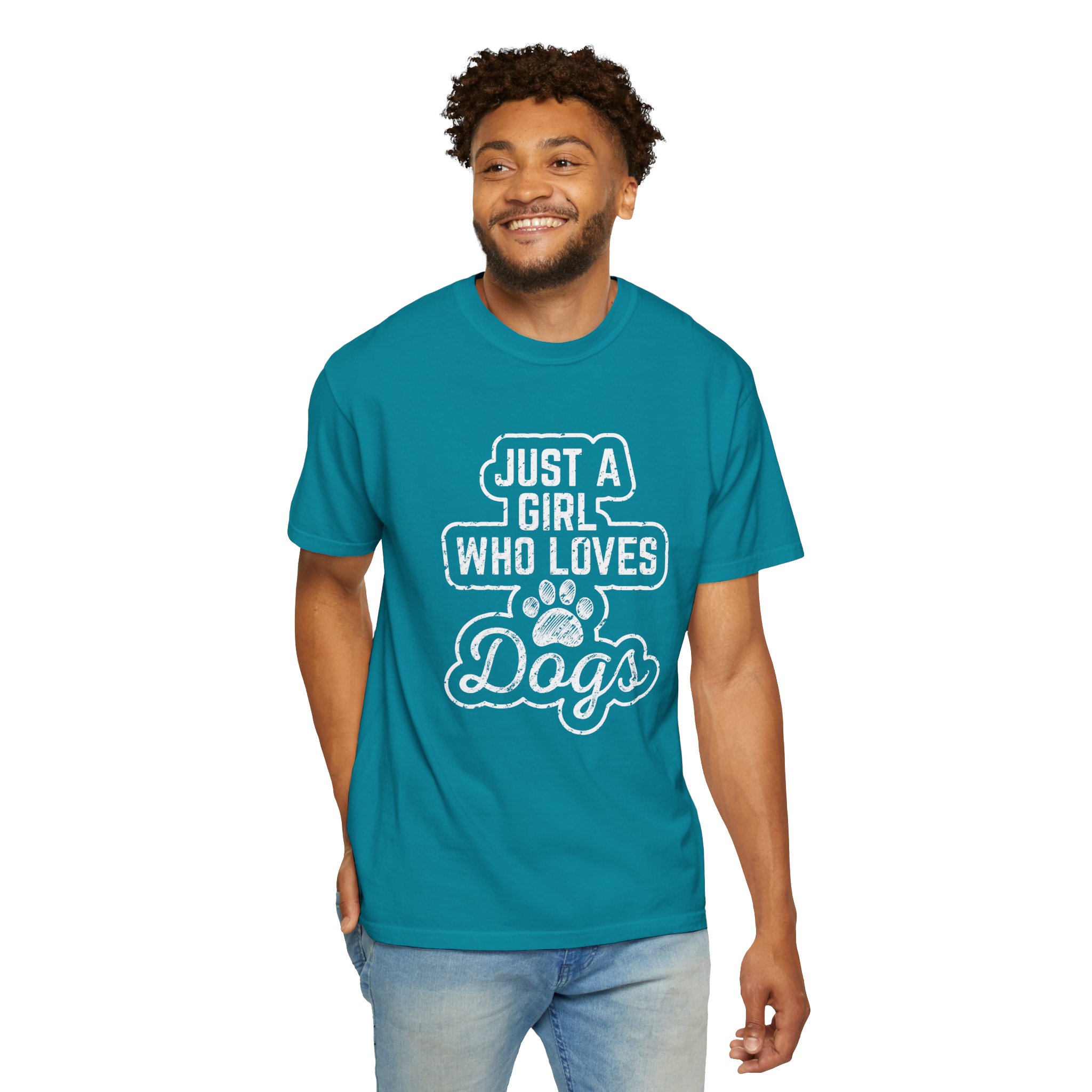 b2 - 4.3- Just a Girl Who Loves Dogs T-Shirt – Cute Dog Lover Graphic Tee for Pet Lovers & Everyday Casual Style. - Image 22