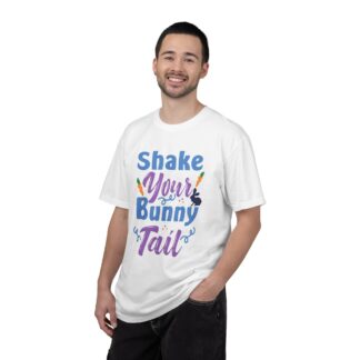 Cute bunny graphic T-shirt for Easter Fun - Shake Your Bunny Tail T-Shirt - Image 10