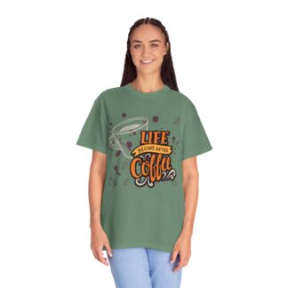 Coffee drinkers t-shirt – Life Begins After Coffee - Image 19