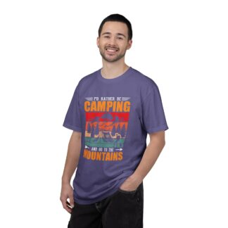 “I’d Rather Be Camping and Go to the Mountains” T-Shirt – Retro Outdoor Graphic Tee for Nature Lovers, Fun Adventure Wear & Perfect Gift Giving. - Image 34