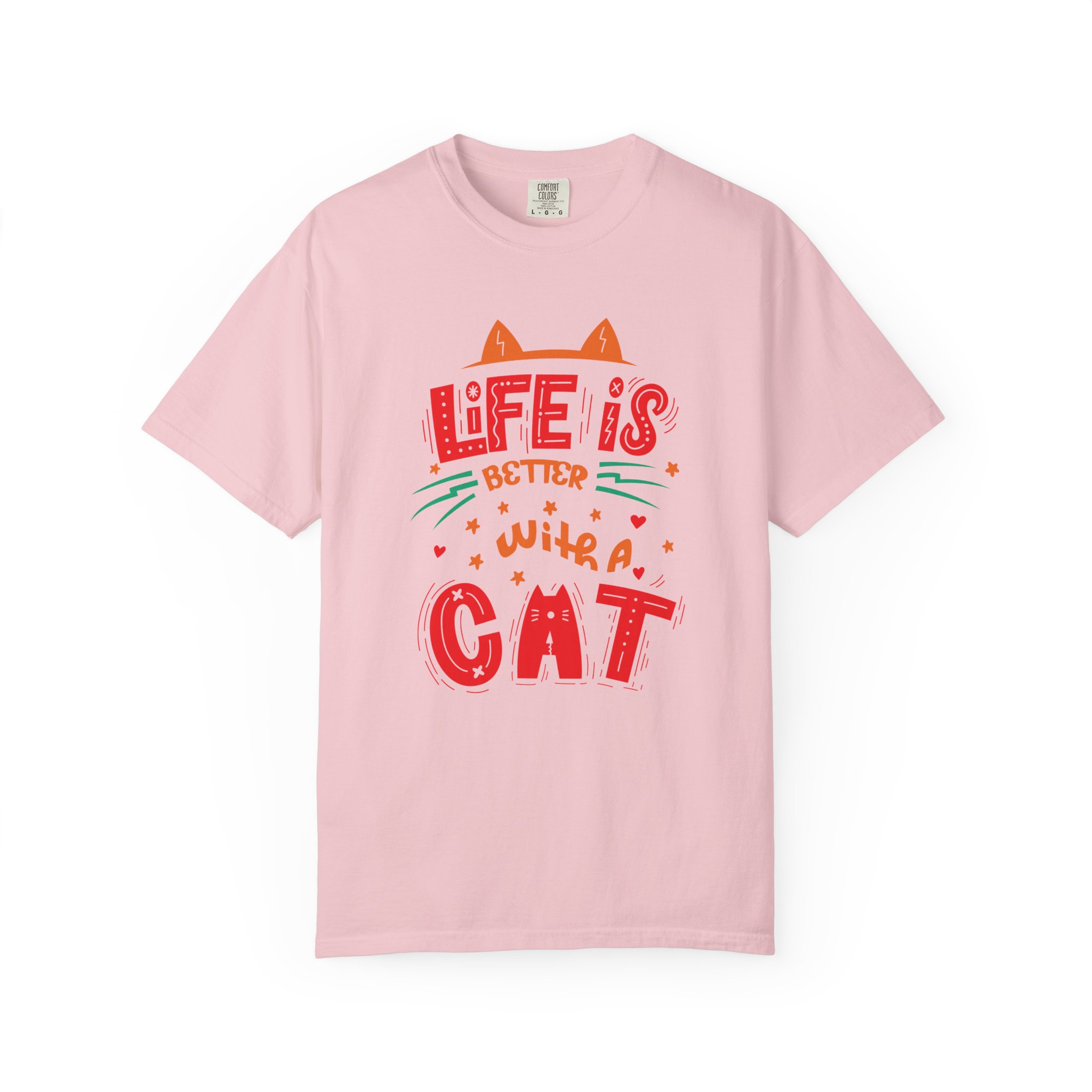 b2 - 5.15 - Life Is Better With a Cat T-Shirt – Cute Cat Lover Graphic Tee for Cozy Vibes & Everyday Happiness. - Image 49