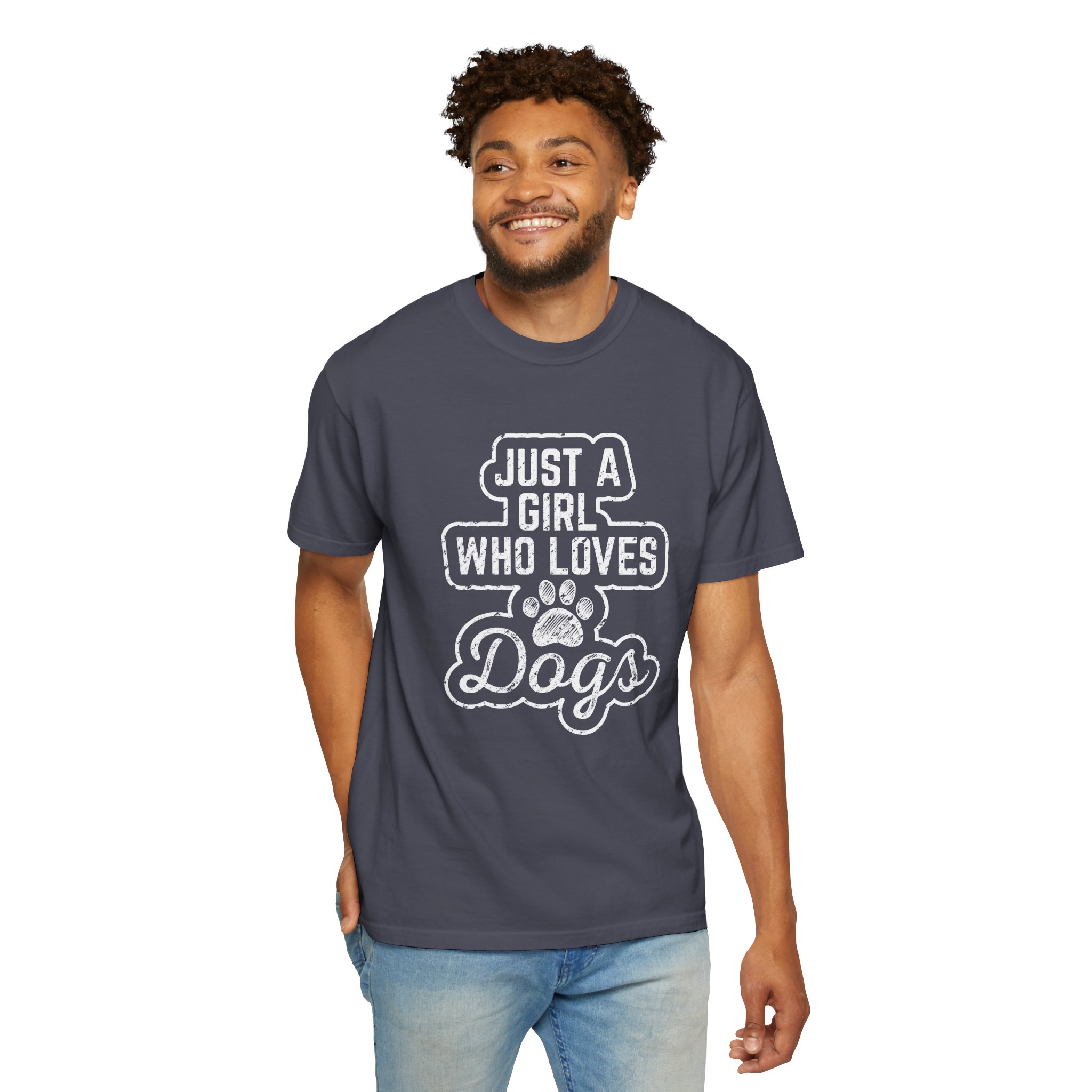 b2 - 4.3- Just a Girl Who Loves Dogs T-Shirt – Cute Dog Lover Graphic Tee for Pet Lovers & Everyday Casual Style. - Image 38
