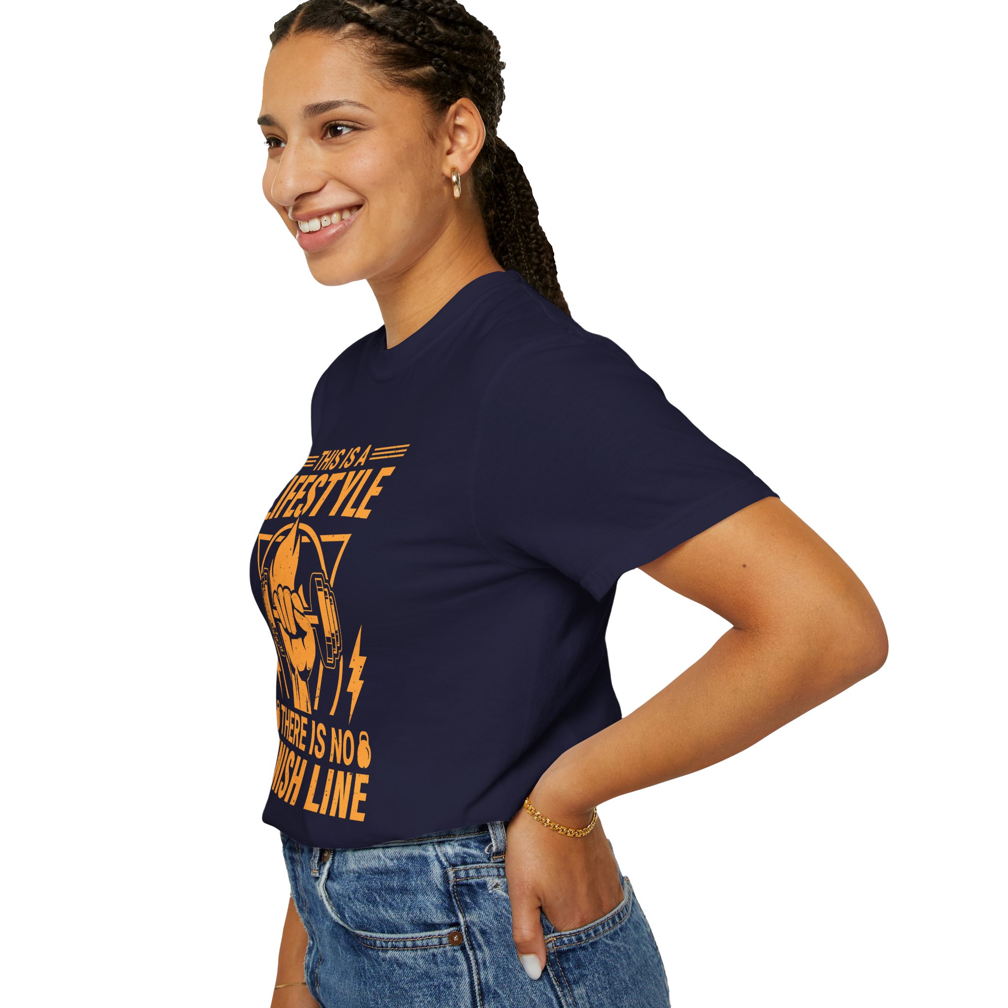 b2 - 6.15b - This Is a Lifestyle There Is No Finish Line T-Shirt – Motivational Running Graphic Tee for Endurance, Commitment & Active Living. - Image 29