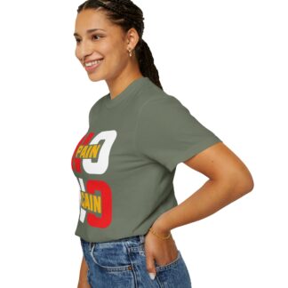 Stylish Motivational Quote T-shirt - No Pain No Gain Graphic Unisex Tee - Image 13