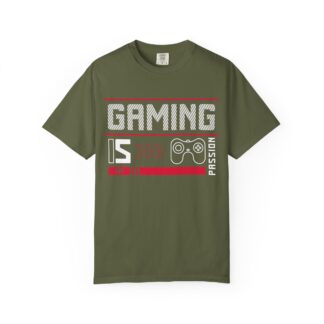 Motivational gaming tee for Gamers - Gaming Is Passion - Unisex Tee - Image 9