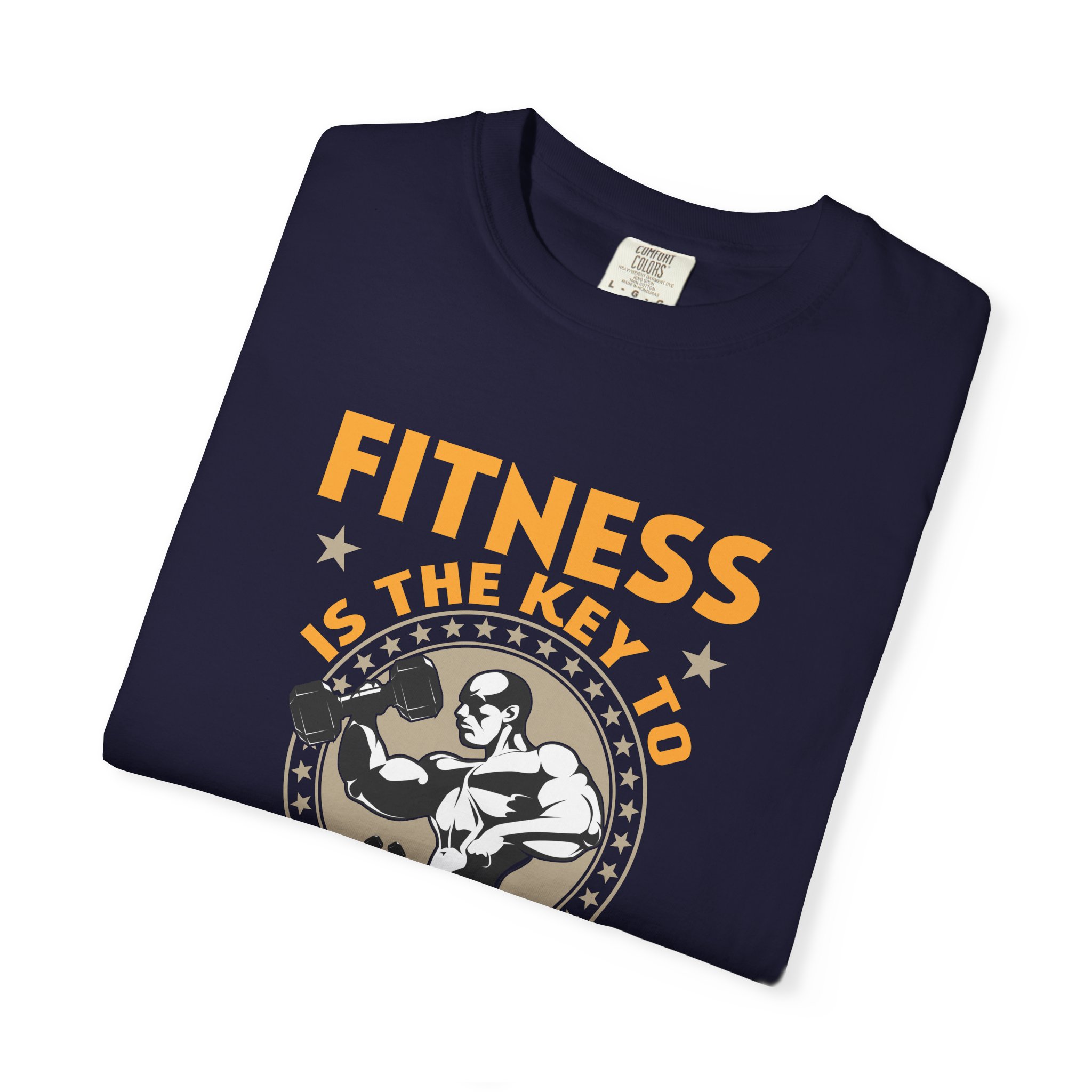 Fitness Is the Key to Unlock Your Potential T-Shirt – Motivational Gym Graphic Tee for Athletes, Strength & Peak Performance. - Image 31