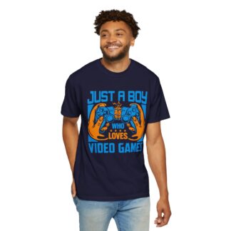 Game Controller T Shirt for Young Gamers - Just a Boy Who Loves Video Games Unisex Tee - Image 6