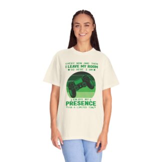 I Leave My Room So Here I Am T-Shirt – Retro Green Gamer Controller Tee for Video Game Lovers & Gamers. - Image 11