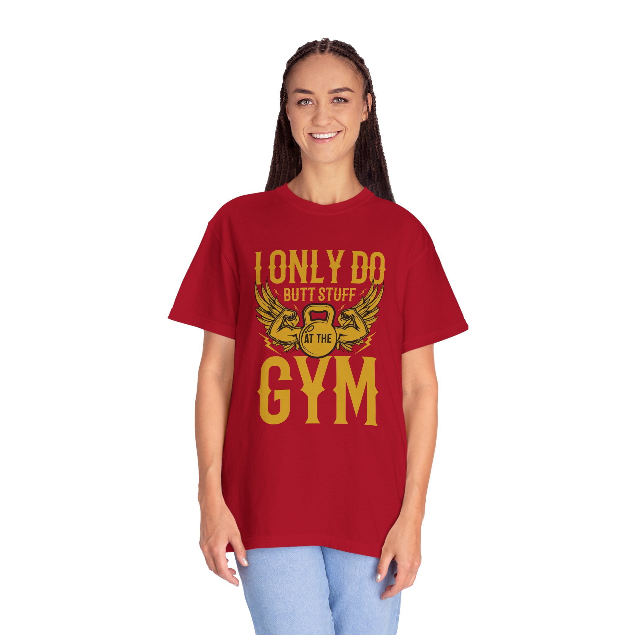 b2 - 6.7 - I Only Do Butt Stuff at the Gym T-Shirt – Funny Fitness Graphic Tee for Humor, Gym Lovers & Bold Workout Vibes. - Image 51