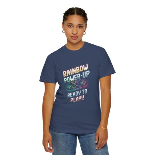 Funny gaming tee - Rainbow Gamer T-shirt for Unisex - Image 12