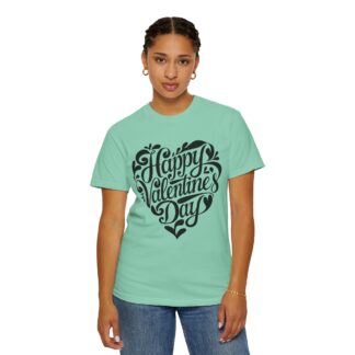 Happy Valentine’s Day Script Heart T-Shirt – Romantic Love Graphic Tee for Couples, Gift Giving & Festive Celebration. - Image 20