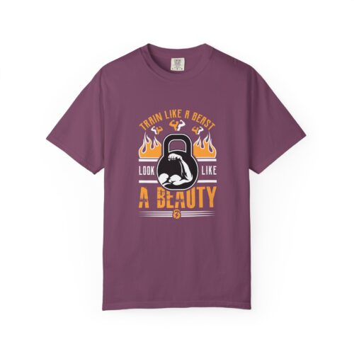 Beast & Beauty Gym T-shirt, Motivational Workout Shirt, Fitness Apparel, Gift for Gym Lovers, Unisex Tee.