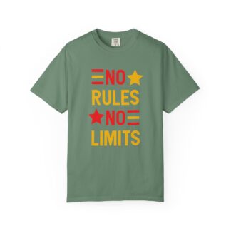 Sarcastic Quote T-Shirts: Bold Graphic Humor - No Rules No Limits Unisex Tee - Image 17