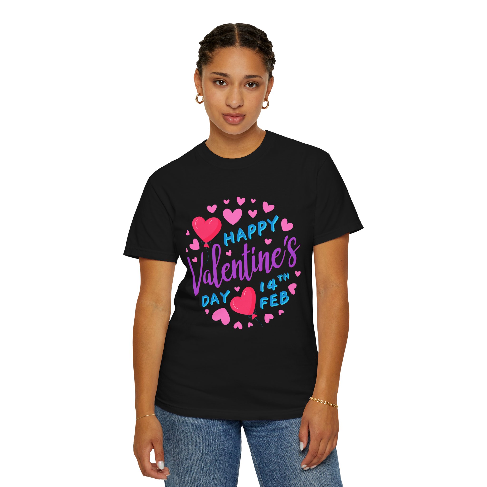 b2 - 8.1 - Happy Valentine’s Day 14th Feb T-Shirt – Cute Heart Graphic Tee for Love, Romance & Festive Celebration. - Image 44