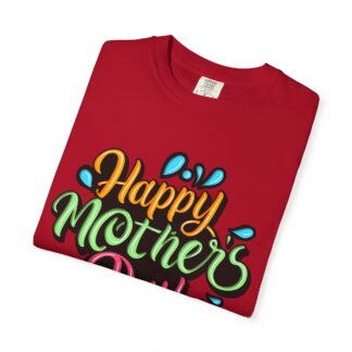 Happy Mother’s Day Colorful Hand-Lettered T-Shirt – Cute Mom Gift Graphic Tee, Celebration Wear & Gift Giving. - Image 7