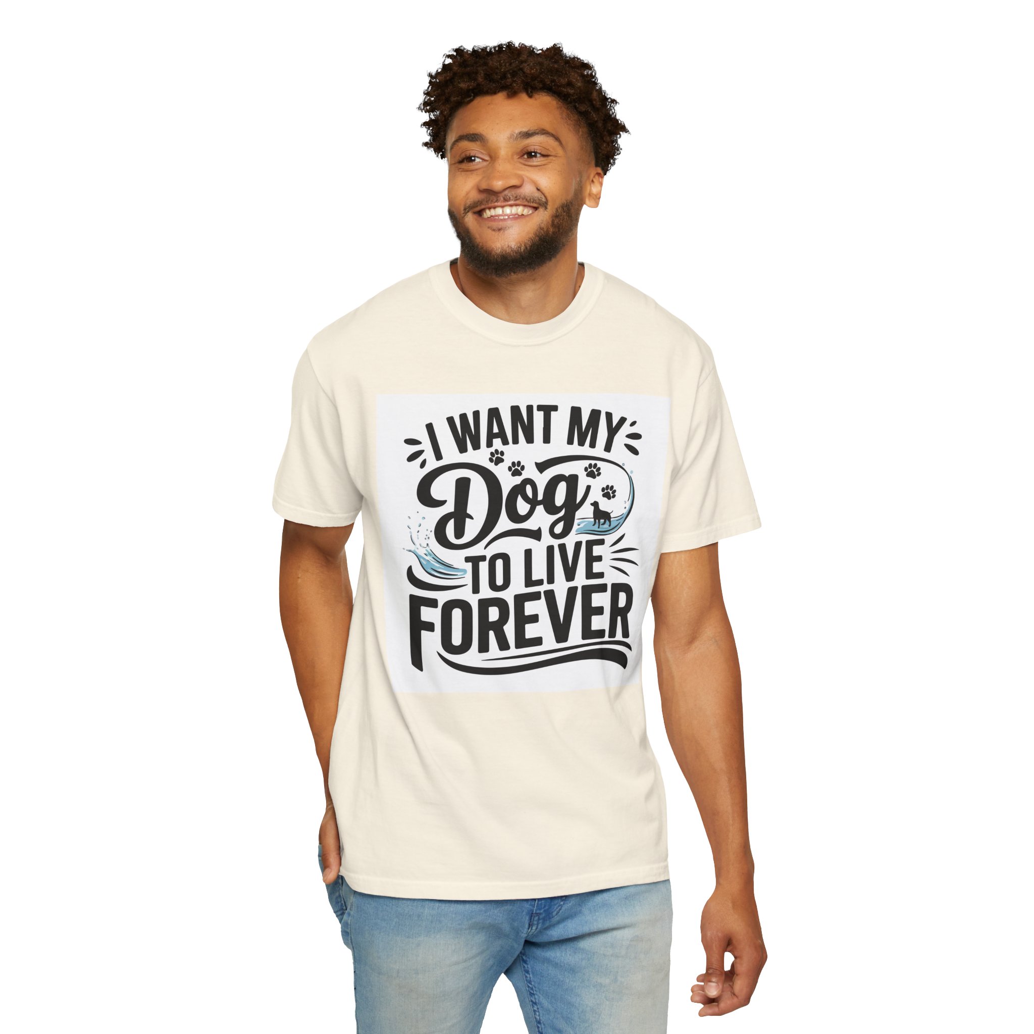 I Wish My Dog Could Live Forever T-Shirt – Dog Lover Graphic Tee for Pet Owners & Dog Parents. - Image 22