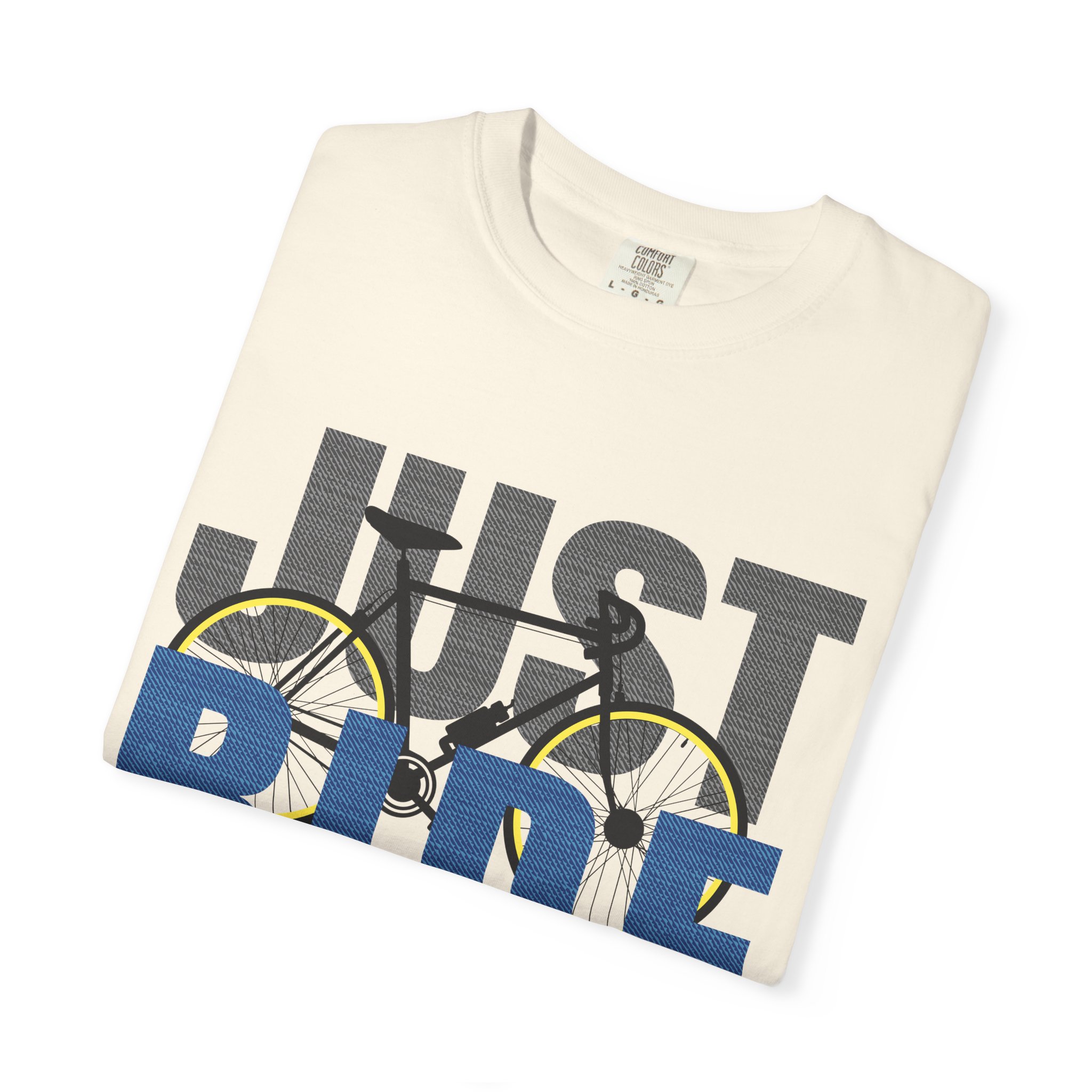 Unisex Cycling T-shirt, Just Ride Graphic Tee, Sporty Casual Wear, Cycling Gift, Active Lifestyle Apparel, Bike Lover Shirt. - Image 15
