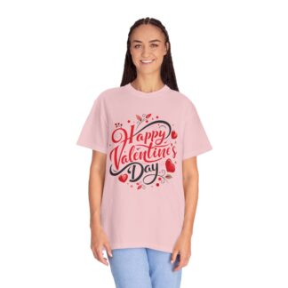 Happy Valentine’s Day Heart Design T-Shirt – Romantic Valentine Graphic Tee for Couples, Love Gift & Festive Wear. - Image 51