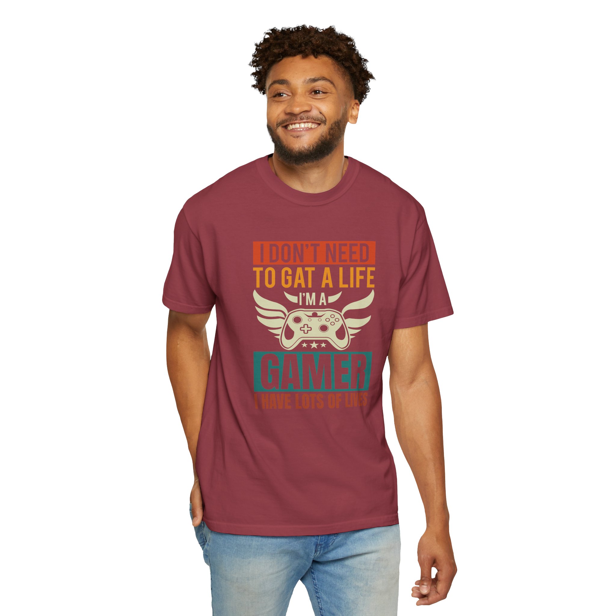 b2 - 3.19 - I Don’t Need to Get a Life, I Have Lots of Lives T-Shirt – Funny Retro Gamer Controller Graphic Tee for Humor & Classic Gaming Vibes. - Image 54
