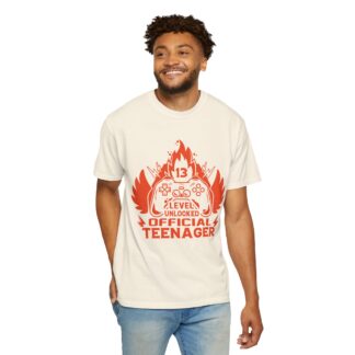 Teen Gamer Tshirt - Official Birthday Tee - Level Unlocked Official Teenager Unisex Tee – 13th Birthday Gamer Graphic Tee for Teens, Fun Celebration & Gaming Vibes. - Image 14