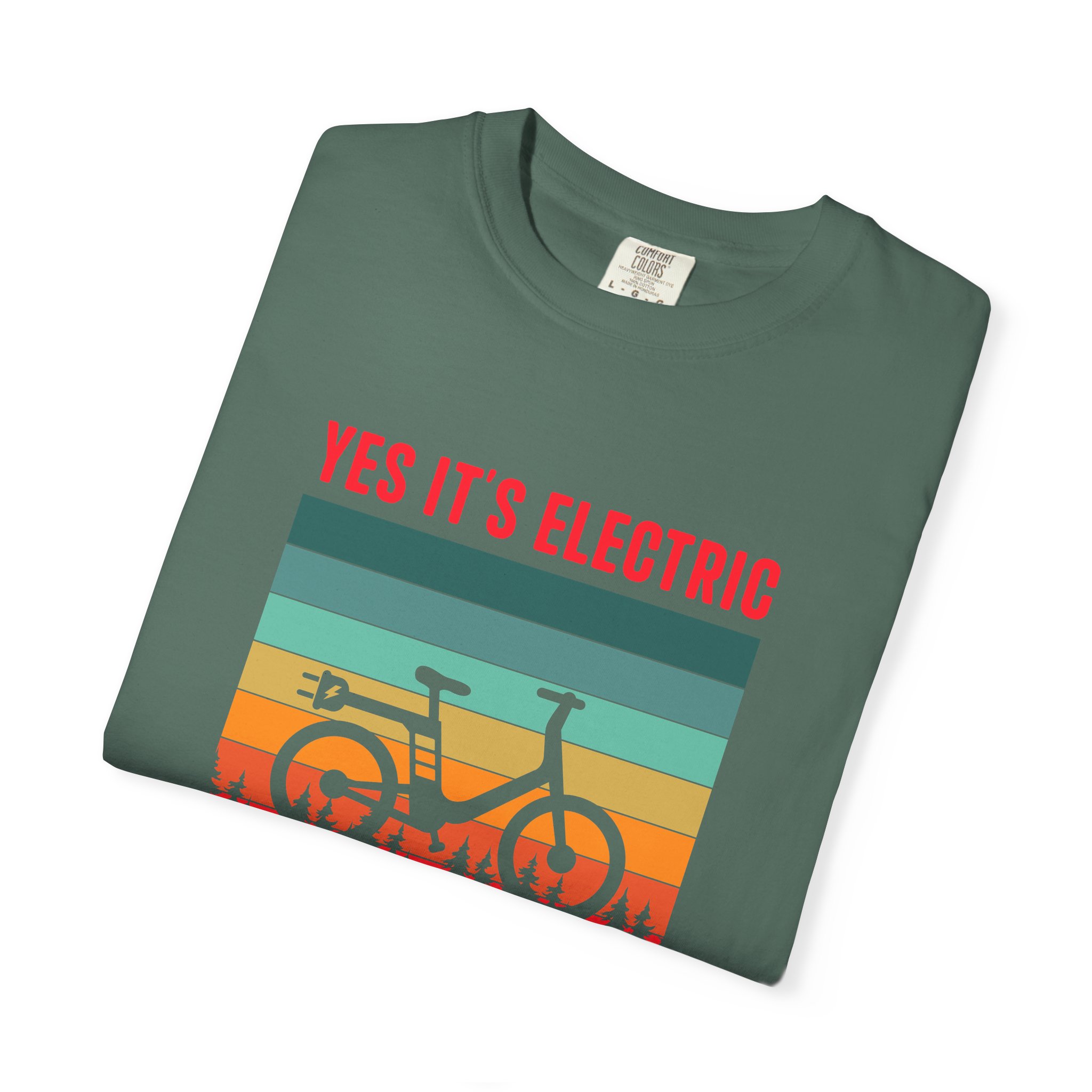 Electric Bike Humor T-Shirt - Perfect Gift for Cyclists, Casual Outfit, Sports Event, Cycling Enthusiasts. - Image 15