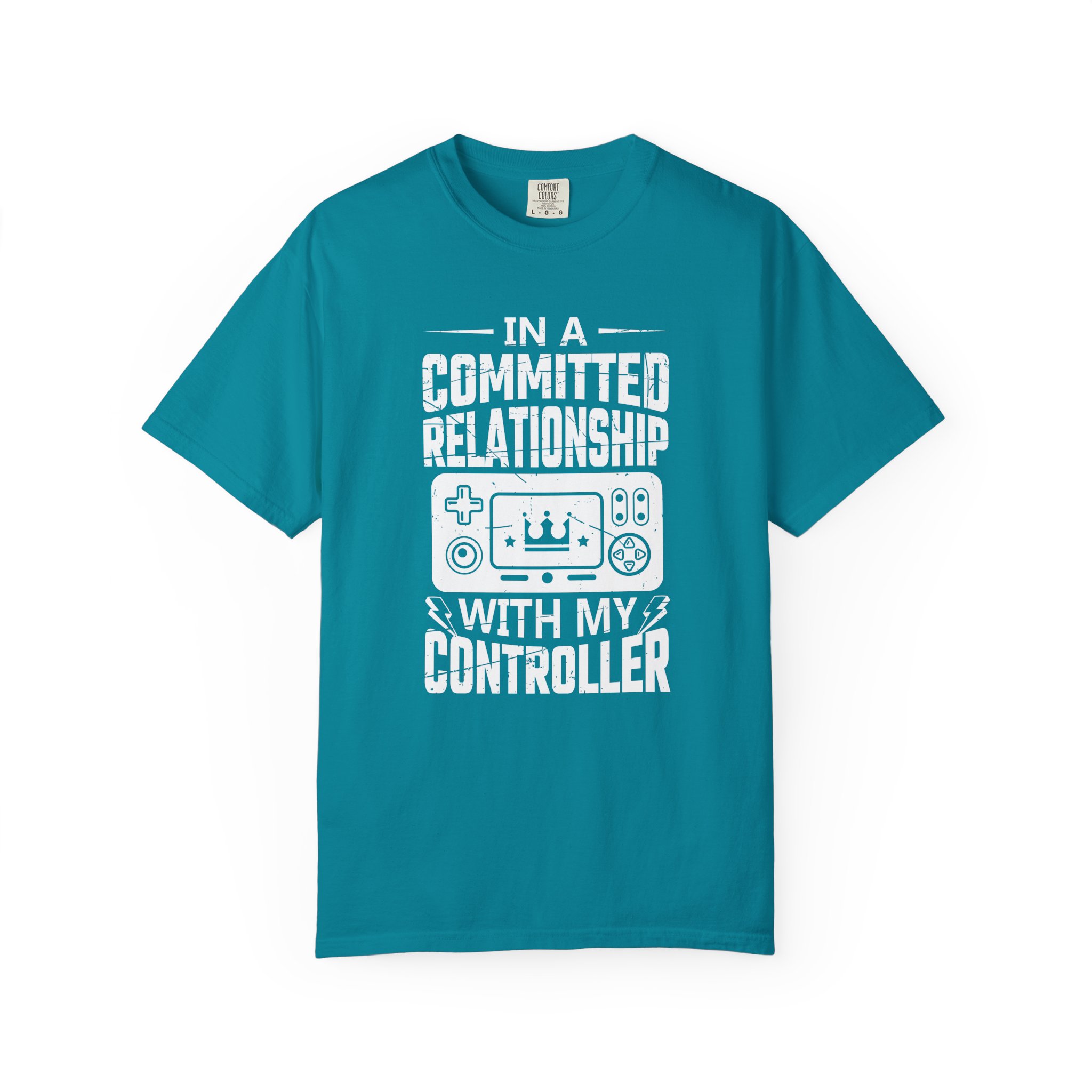 Committed to My Controller T-Shirt – Funny Gamer Graphic Tee for Video Game Lovers & Gaming Enthusiasts. - Image 17