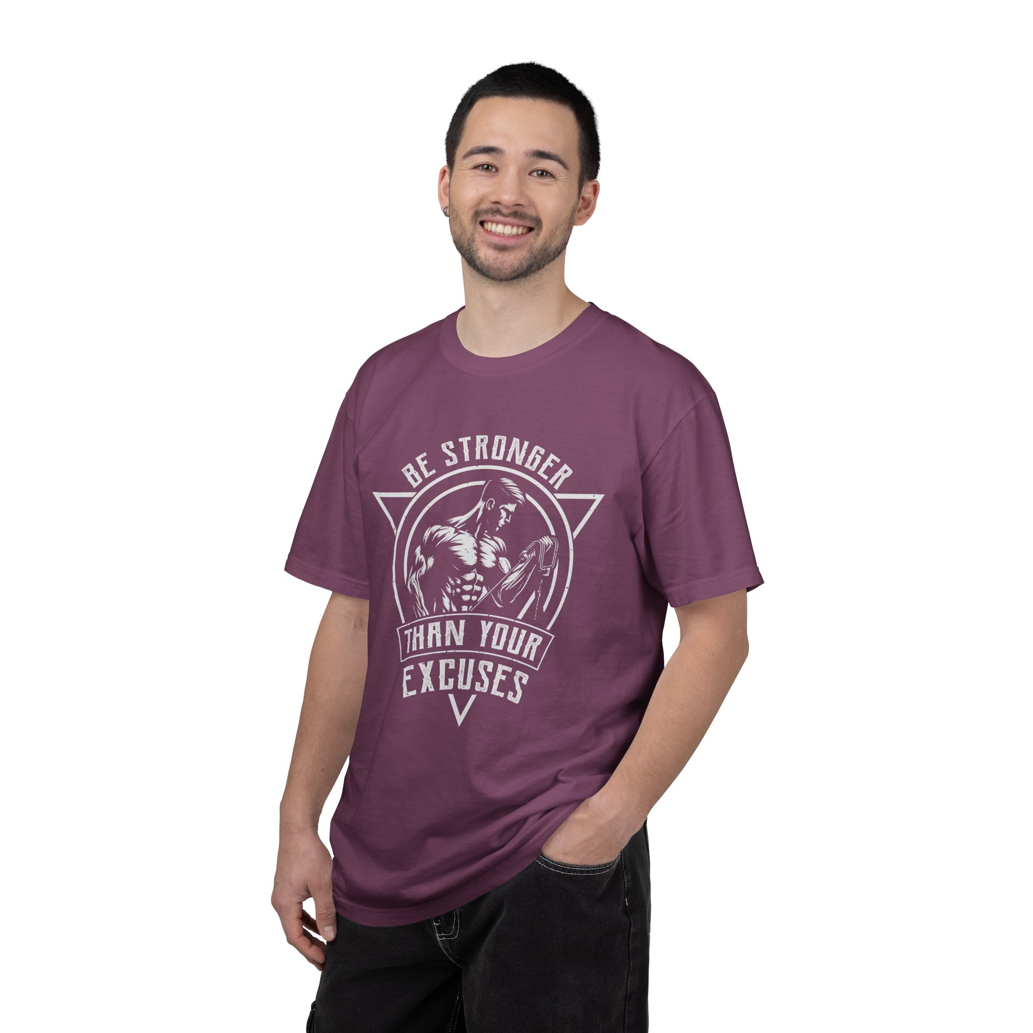 b2 - 6.15a - Be Stronger Than Your Excuses T-Shirt – Motivational Gym Graphic Tee for Discipline, Strength & No-Excuses Mindset. - Image 42