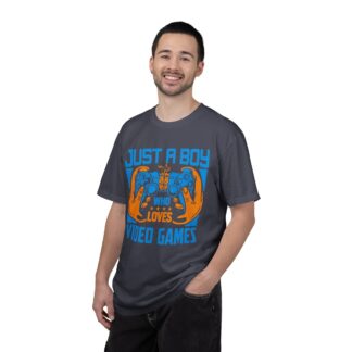 Game Controller T Shirt for Young Gamers - Just a Boy Who Loves Video Games Unisex Tee - Image 34