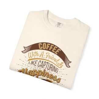 Vintage coffee lover tshirt for Coffee Moments - Capturing Happiness In a Cup Unisex Tee - Image 15