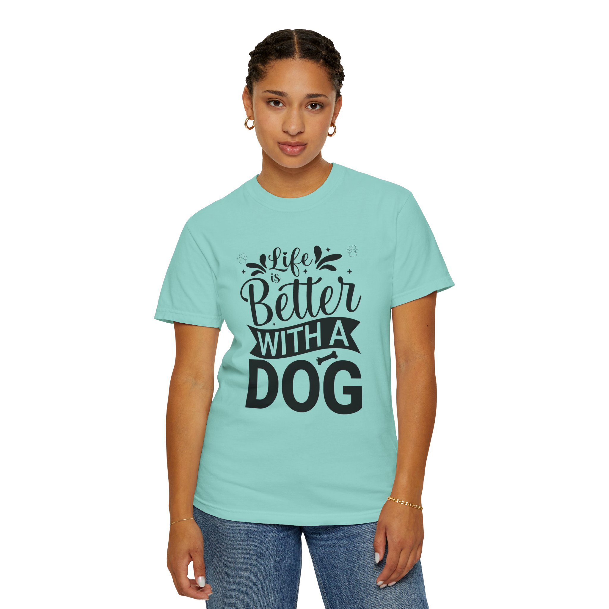 Life Is Better with a Dog T-Shirt – Cute Dog Lover Tee for Pet Owners & Dog Parents. - Image 28