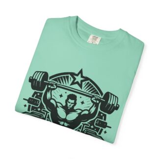 Gym Weightlifting T-Shirt – Retro Barbell Strength Graphic Tee for Powerlifting, Training & Classic Fitness Style. - Image 39