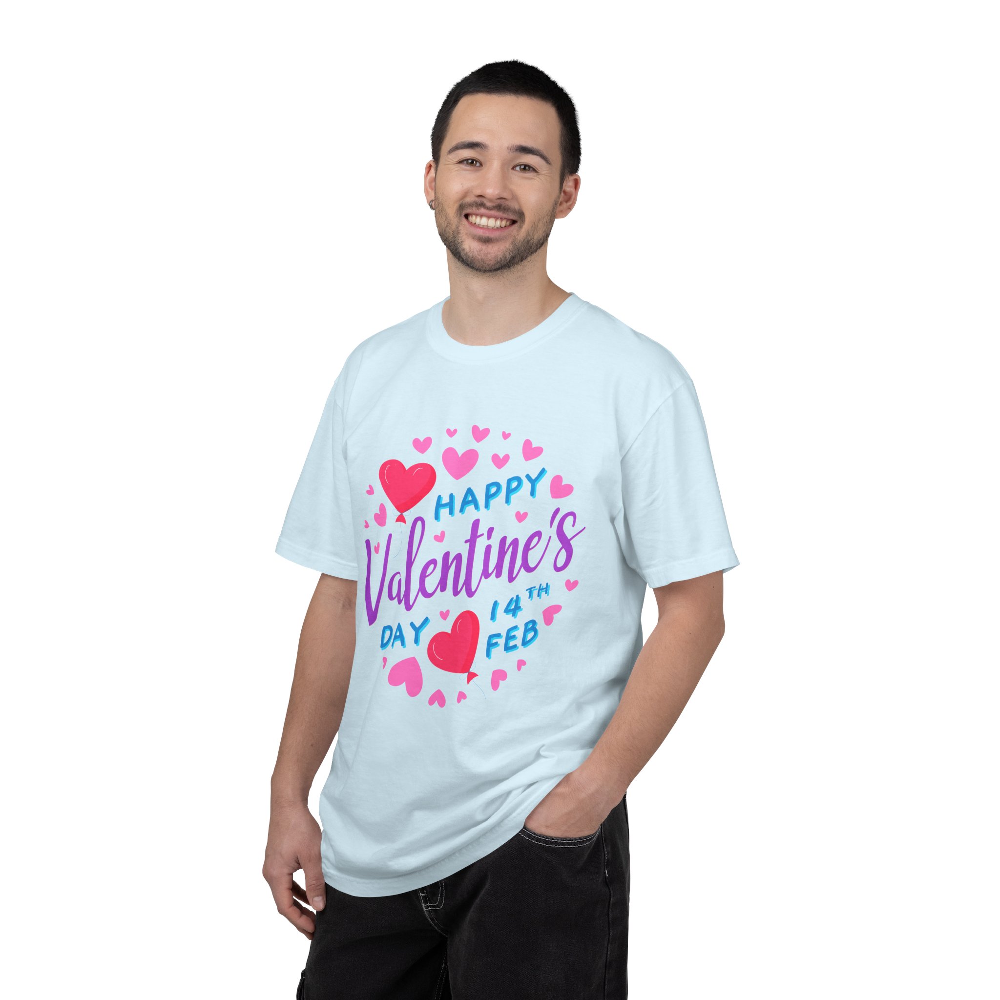 b2 - 8.1 - Happy Valentine’s Day 14th Feb T-Shirt – Cute Heart Graphic Tee for Love, Romance & Festive Celebration. - Image 26
