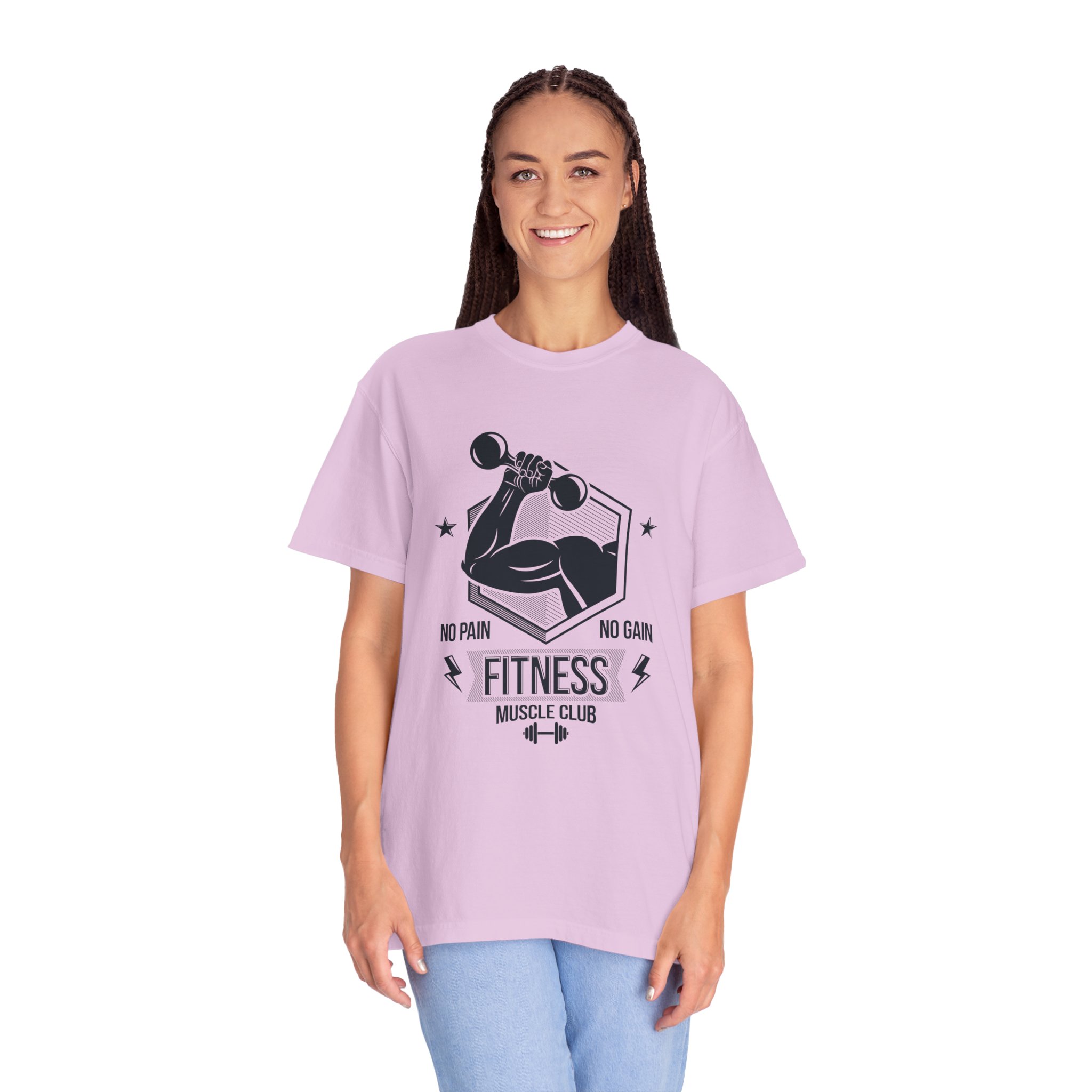 Fitness Muscle Club T‑Shirt — "No Pain No Gain" Gym Workout Tee. - Image 43