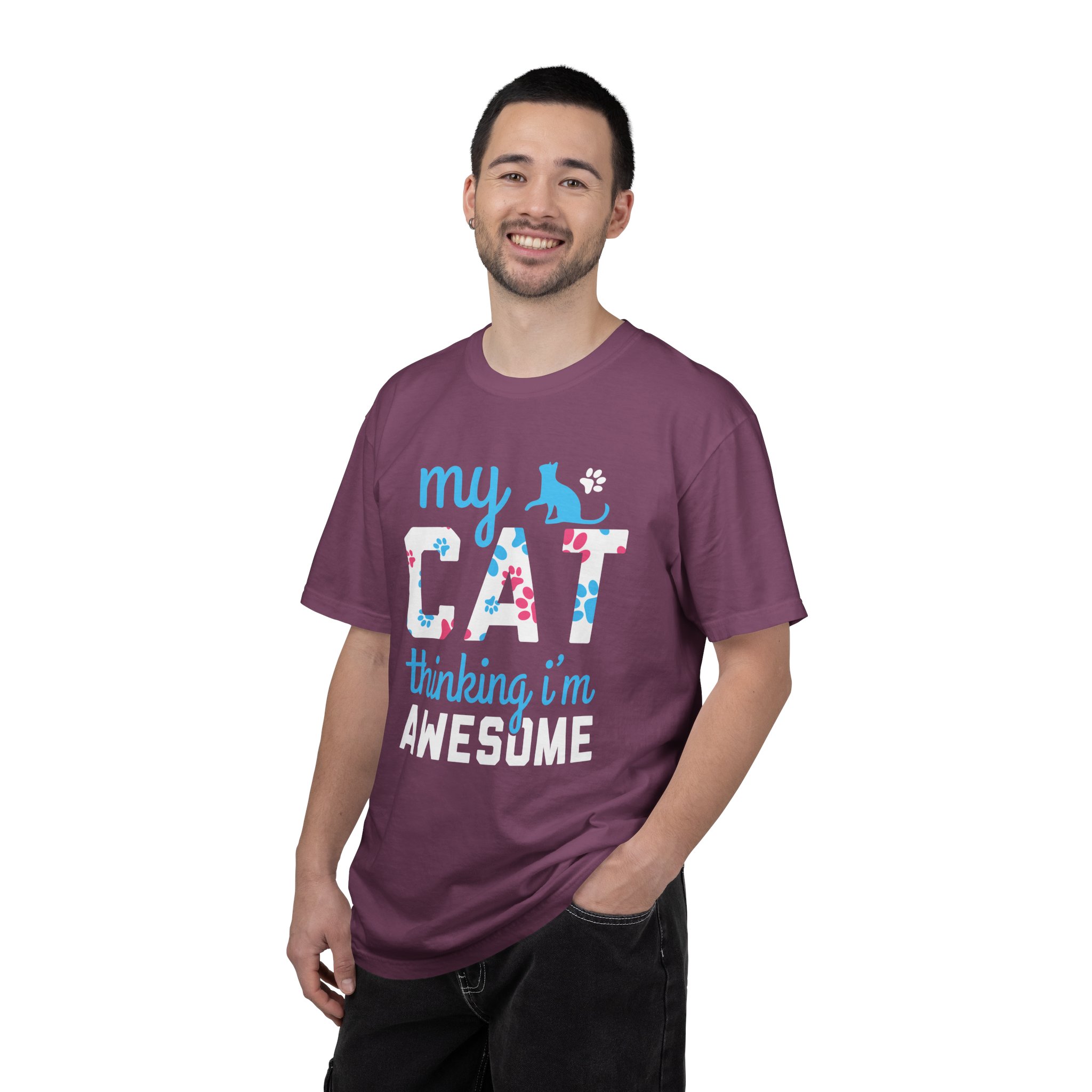 My Cat Thinking I'm Awesome T-Shirt — Funny Cat Lover Tee. - Image 34
