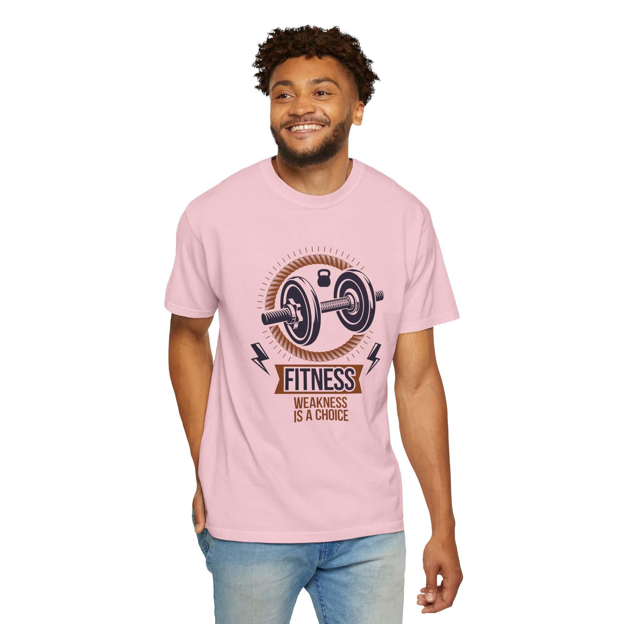 Fitness T-Shirt — "Fitness: Weakness Is A Choice" Motivational Gym Tee. - Image 38